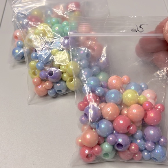 Accessories - Pastel Mickey Beads